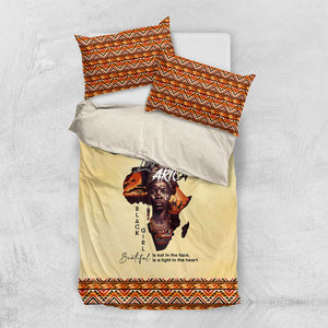 Love Africa Bedding Set - Personalized Beautiful Black Girl