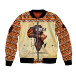 Love Africa Bomber Jacket - Personalized Beautiful Black Girl