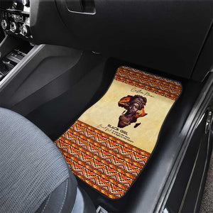 Love Africa Car Mats - Personalized Beautiful Black Girl