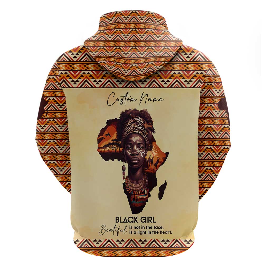 Love Africa Hoodie - Personalized Beautiful Black Girl