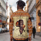 Love Africa Long Sleeve Button Shirt - Personalized Beautiful Black Girl