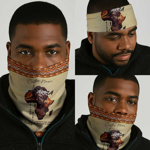 Love Africa Neck Gaiter - Personalized Beautiful Black Girl DT02