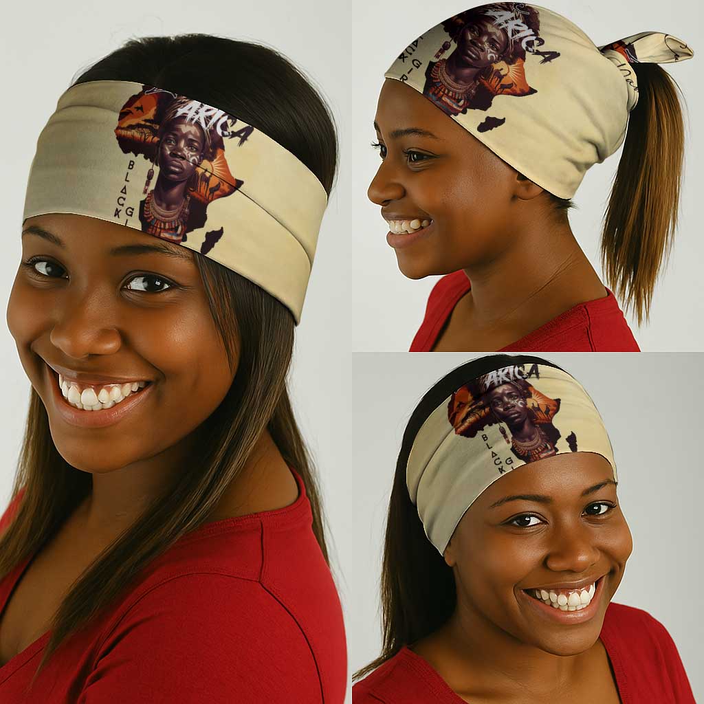 Love Africa Neck Gaiter - Personalized Beautiful Black Girl DT02