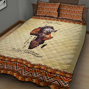 Love Africa Quilt Bed Set - Personalized Beautiful Black Girl