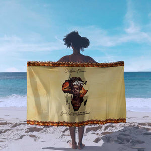 Love Africa Sarong - Personalized Beautiful Black Girl