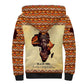 Love Africa Sherpa Hoodie - Personalized Beautiful Black Girl