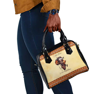 Love Africa Shoulder Handbag - Personalized Beautiful Black Girl