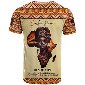 Love Africa T shirt - Personalized Beautiful Black Girl