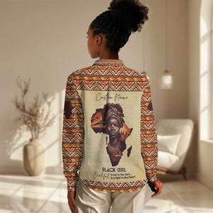 Love Africa Women Casual Shirt - Personalized Beautiful Black Girl