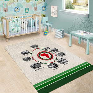 Black History Milestones - African Timeline Area Rug