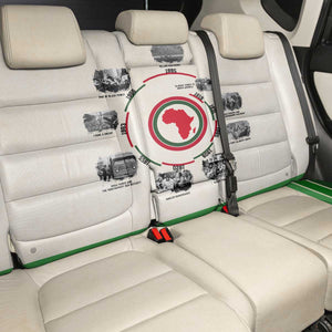 Black History Milestones - African Timeline Back Car Seat Cover