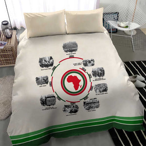 Black History Milestones - African Timeline Bedding Set