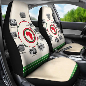 Black History Milestones - African Timeline Car Seat Cover