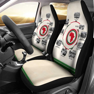 Black History Milestones - African Timeline Car Seat Cover