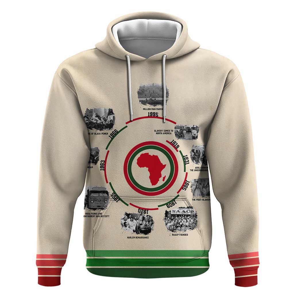 Black History Milestones - African Timeline Hoodie