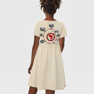 Black History Milestones - African Timeline Kid Short Sleeve Dress