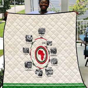 Black History Milestones - African Timeline Quilt