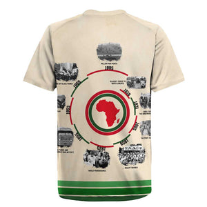 Black History Milestones - African Timeline Rugby Jersey