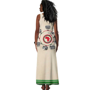 Black History Milestones - African Timeline Tank Maxi Dress