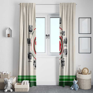 Black History Milestones - African Timeline Window Curtain