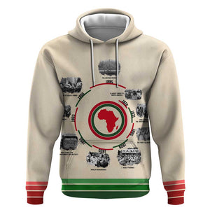 Black History Milestones - African Timeline Zip Hoodie