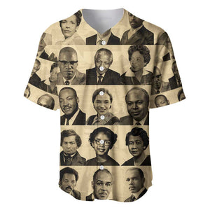 Civil Rights Leaders Baseball Jersey African-American