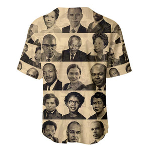 Civil Rights Leaders Baseball Jersey African-American