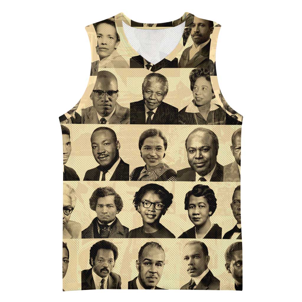 Civil Rights Leaders Basketball Jersey African-American DT02