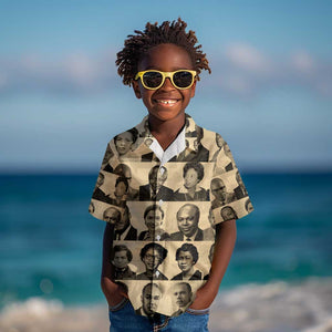 Civil Rights Leaders Kid Hawaiian Shirt African-American