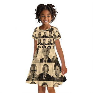 Civil Rights Leaders Kid Short Sleeve Dress African-American