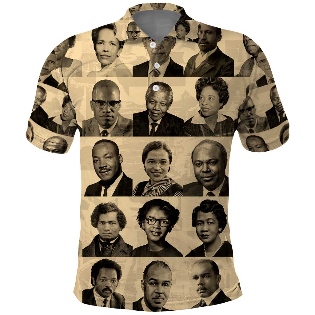 Civil Rights Leaders Polo Shirt African-American