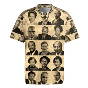 Civil Rights Leaders Rugby Jersey African-American