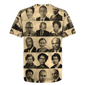 Civil Rights Leaders Rugby Jersey African-American