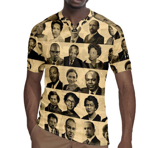 Civil Rights Leaders Rugby Jersey African-American