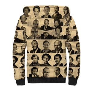 Civil Rights Leaders Sherpa Hoodie African-American