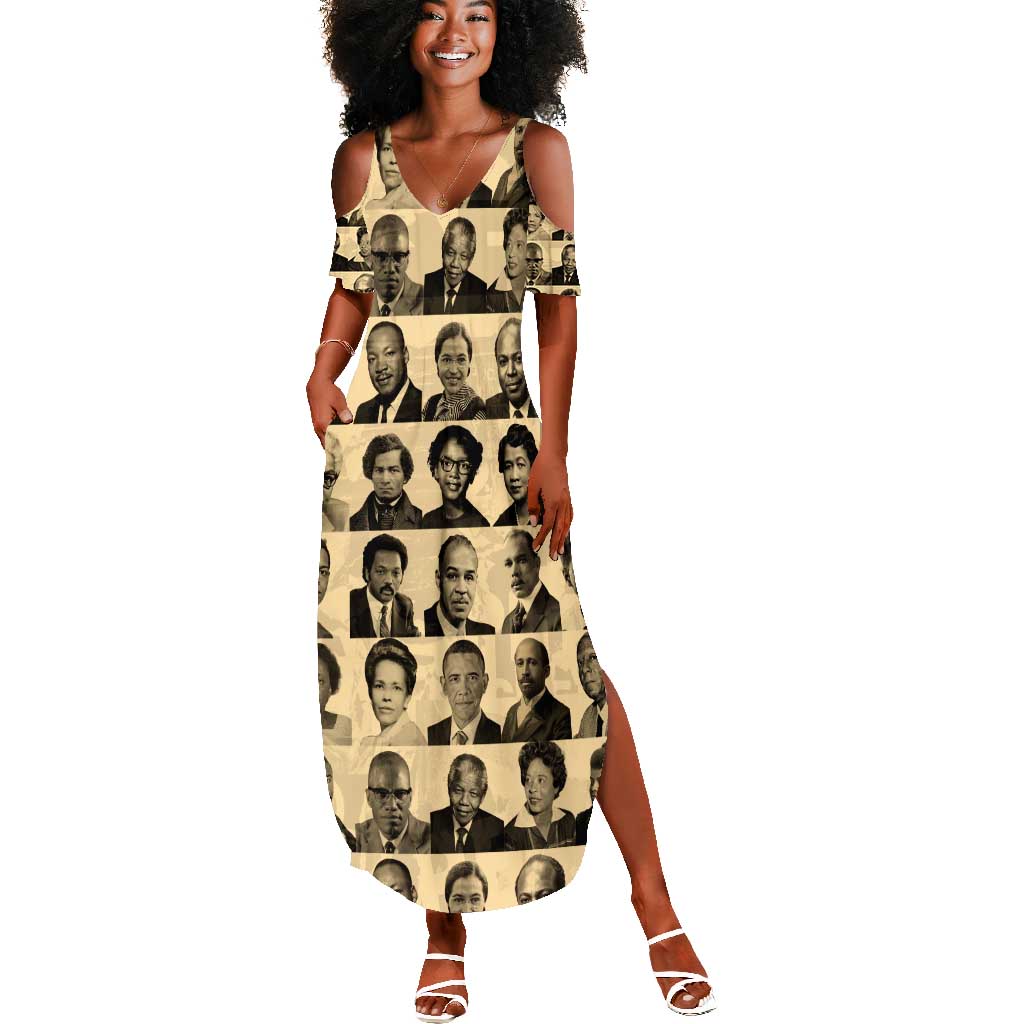 Civil Rights Leaders Summer Maxi Dress African-American