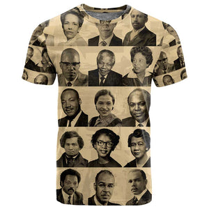 Civil Rights Leaders T shirt African-American