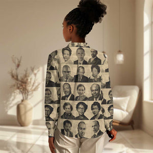 Civil Rights Leaders Women Casual Shirt African-American