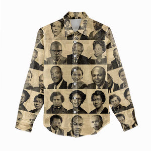 Civil Rights Leaders Women Casual Shirt African-American