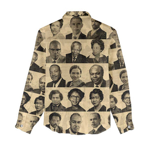 Civil Rights Leaders Women Casual Shirt African-American