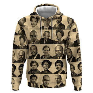 Civil Rights Leaders Zip Hoodie African-American