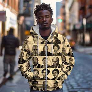 Civil Rights Leaders Zip Hoodie African-American