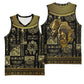 Egypt Pharaoh Basketball Jersey Egyptian Hieroglyphs and Symbols DT02
