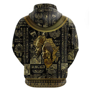 Egypt Pharaoh Hoodie Egyptian Hieroglyphs and Symbols