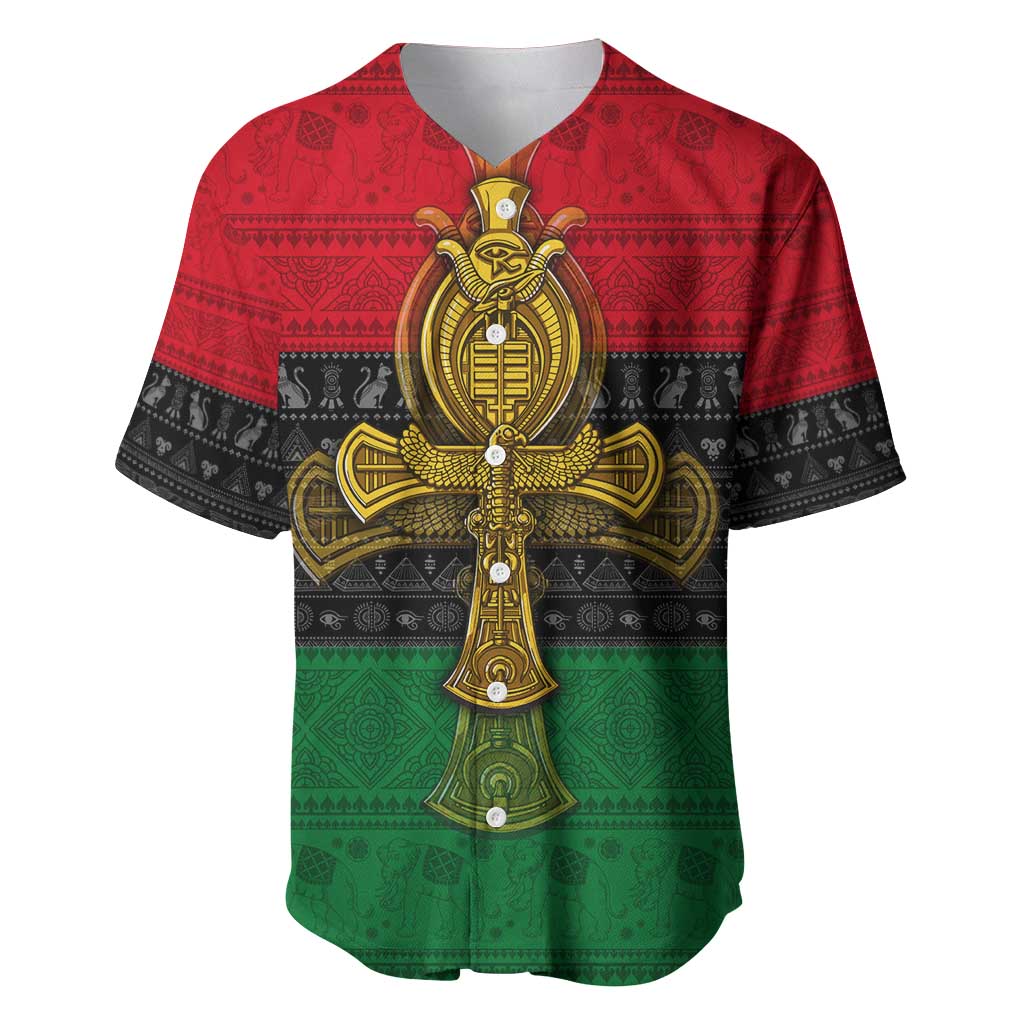 Pan African Ankh Baseball Jersey