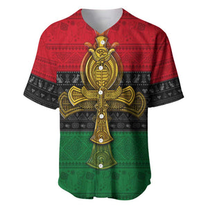 Pan African Ankh Baseball Jersey
