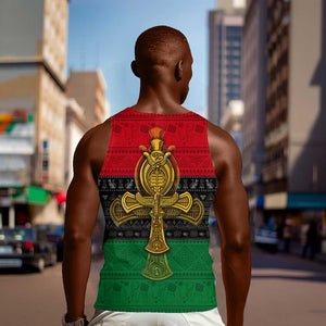 Pan African Ankh Men Tank Top