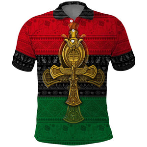 Pan African Ankh Polo Shirt