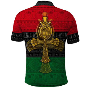 Pan African Ankh Polo Shirt