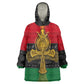 Pan African Ankh Wearable Blanket Hoodie